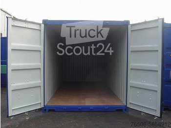 20`DV Seecontainer NEU RAL5010 Lagercontainer - Conteneur maritime: photos 2