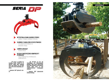 Grappin pour Engins de chantier neuf DEMOQ DP200 Log Grab  3160 kg: photos 2