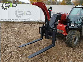 Grappin SID Wood grapple for pallet forks ISO 2 ISO 3 / Holzgreifer für Palletengabel