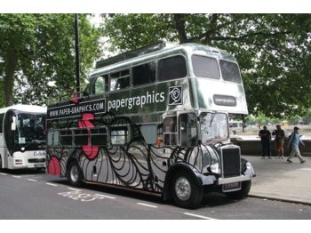Bus Leyland "Triple Decker" and part-open topped Titan PD3