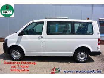 Minibus, Transport de personnes Volkswagen T5 Caravelle 2.0 TDI 9-Sitze Scheckheft TüV 8/24: photos 1