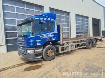 Camion plateau 2008 Scania 6x2 Flat Bed Lorry, Automatic Gear Box (floor missing)(Reg. Docs. Available): photos 1