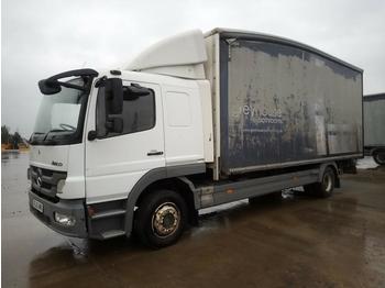 Camion à rideaux coulissants 2013 Mercedes Atego 4x2 Curtainsider Lorry, Automatic Gear Box, Tail Lift (No Drive): photos 1