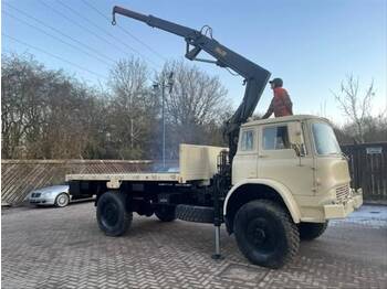 Camion grue, Camion plateau Bedford MJ 4x4 Crane Hiab Truck Ex military: photos 1
