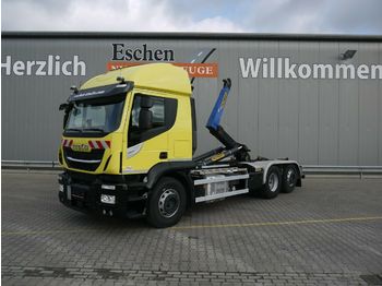 Camion ampliroll Iveco AT260 SY460 Stralis 6x2*Lift/Lenk*Klima*Navi*ACC