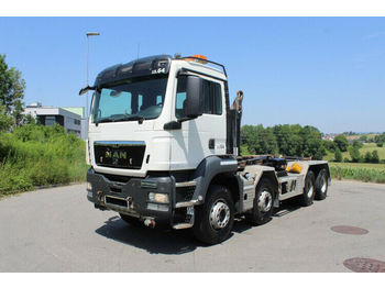 Camion ampliroll MAN 35.440 8x4 Hakengerät