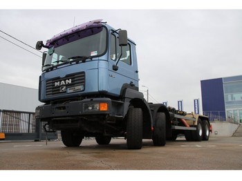 Camion ampliroll MAN 41.360 VF - 8X4 + système conteneur (2013)