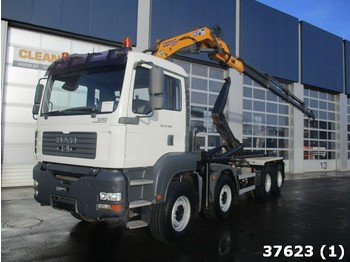 Camion ampliroll MAN TGA 41.390 8x4 Copma 23 ton/meter laadkraan
