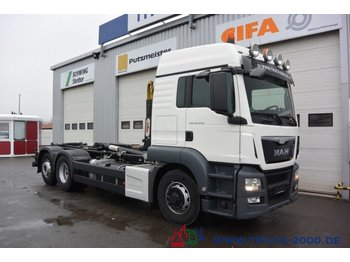 Camion ampliroll MAN TGS 26.440 6x4 (H) 1.Hd Scheckheft Deutsches Fzg