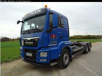 Camion ampliroll MAN TGS 26.480 6x2-4 BL Euro 6 Meiller, Top Torque