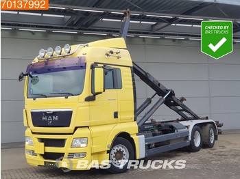 Camion ampliroll MAN TGX 26.480 6X2 German Truck Steering Axle Meiller Alcoa's Euro 5