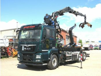 Camion ampliroll MAN TG-S 26.500 6x2 Abrollkipper mit Kran