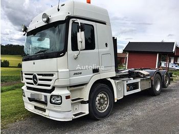 Camion ampliroll MERCEDES-BENZ ACTROS 2536 6X2 *Abrollkipp*Multilift 20T*EURO 3