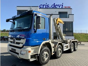 Camion ampliroll Mercedes-Benz 3244 8x4 Moser Hakengerät | Retarder Euro 5