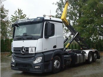 Camion ampliroll Mercedes-Benz ACTROS 2545 6x2 EURO6 Abrollkipper Palfinger 22T