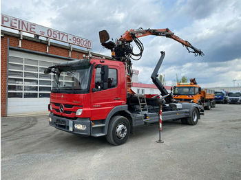 Camion ampliroll Mercedes-Benz Atego 1529 L Abrollkipper mit Kran