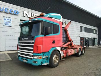 Camion ampliroll SCANIA 144