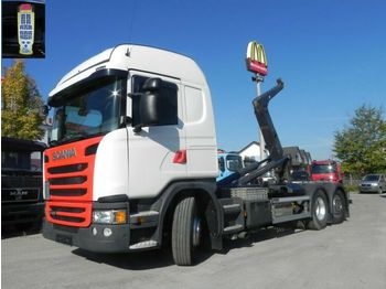 Camion ampliroll Scania G 410 LB 6x2*4HNA Abrollkipper Meiller, Lift+Len