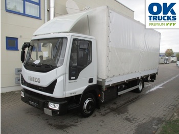 Camion bâche IVECO Eurocargo ML75E21/PEVI_C Klima AHK Luftfeder ZV