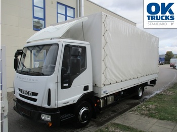 Camion bâche IVECO Eurocargo ML75E21/P Euro6 Klima Luftfeder ZV