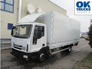 Camion bâche IVECO Eurocargo ML80E21/P Euro6 Klima AHK Luftfeder ZV