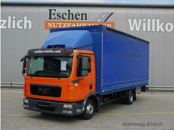 Camion bâche MAN TGL 8.180 BL, 4x2, LBW, Klima