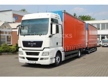 Camion bâche MAN TGX 18.480 XXL Retarder/Hubdach/Volumen ZUG!