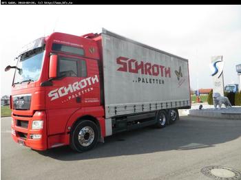 Camion bâche MAN TGX 26.440 6x2-2 LL Standklima lenk lift Achse