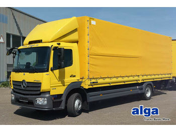 Camion bâche Mercedes-Benz 1218 l Atego, 8,1 m. lang, Euro 6, klima, AHK!