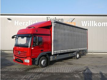 Camion bâche Mercedes-Benz 1224 L New Atego, BigSpace, Junge + Edscha, AHK