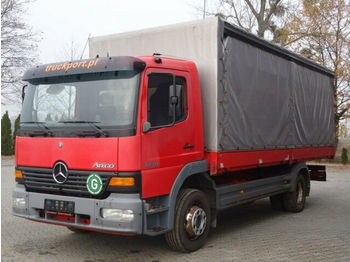 Camion bâche Mercedes-Benz ATEGO 1218 4x2 EURO3 Pritsche mit Plane