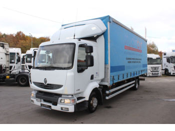 Camion bâche Renault MIDLUM 220.12 P 4X2 , WHEELS 70%