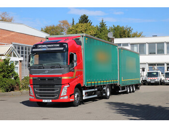 Camion bâche Volvo FH 460 Globe E6 Jumbo Zug Hubdach