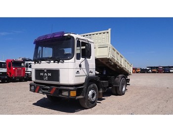Camion benne MAN 17.232 (MANUAL PUMP / STEEL SUSPENSION / 6 CYLINDER)