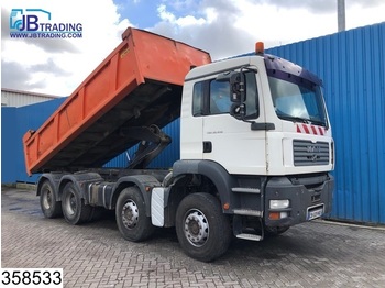 Camion benne MAN TGA 32 410 8x4, 13 Tons axles, Steel suspension, Manual, Airco, Hub reduction