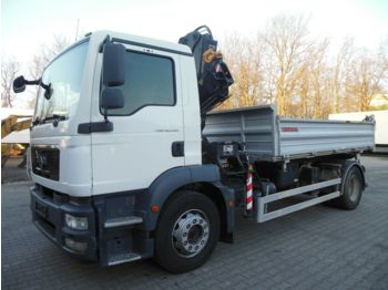 Camion benne MAN TGM 18.290 BL, HIAB 122B-2, KIPPER S3, 4x2
