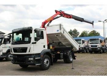 Camion benne MAN TGM 18.320 4x2 / Palfinger PK 11.001 SLD 3