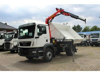 Camion benne MAN TGM 18.320 4x2 / Palfinger PK 11.001 SLD 3