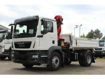 Camion benne MAN TGM 18.320 4x2 / Palfinger PK 11.001 SLD 3