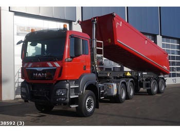 Camion benne MAN TGS 33.480 BLS 6x6 Euro 6 Intarder Hydrauliek + Schmitz 26m3