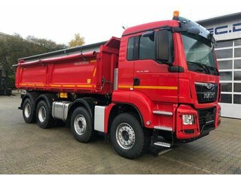 Camion benne MAN TGS 35.460 8x4 BB Kipper Meiller mit Bordmatik