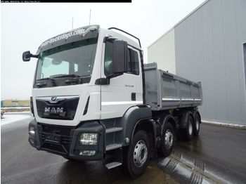 Camion benne MAN TGS 35.460 8x4 BB Meiller Bordmatik links