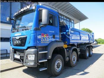 Camion benne MAN TGS 35.480 8x6 BB Euro6 Dautel, Bordmatik links