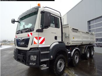 Camion benne MAN TGS 35.500 8x4 BB Bordmatik links,Mittelhohe Bau