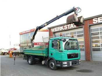 Camion benne MAN TG-L 12.180 4x2 BL 2-Achs Kipper Heckkran