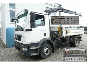 Camion benne MAN TG-M 15.250 BL 2-Achs Kipper Kran Hiab 088 B-2