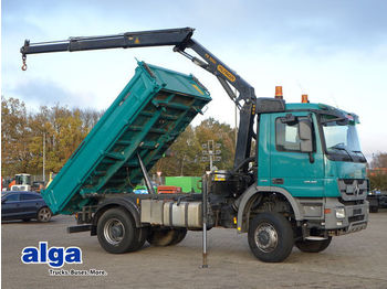Camion benne Mercedes-Benz 1846 AK 4x4 Actros, Retarder, Kran PK 11001,Funk