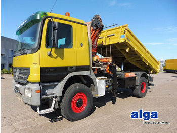 Camion benne Mercedes-Benz 2036 A Actros 4x4, Allrad, Atlas 190.2E, Funk