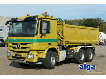 Camion benne Mercedes-Benz 2655 K Actros 6x4, Stahlkipper, Bordmatik, Klima
