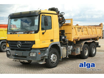 Camion benne Mercedes-Benz 3341 6x4 Actros/Kran Hiab 102B/Bordmatik/AHK/